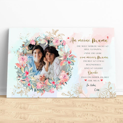 Personalisierte Leinwand -