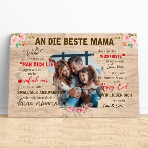 Personalisierte Leinwand -