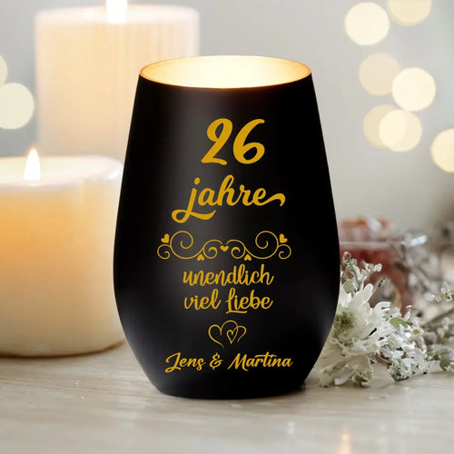 Personalisiertes Windlicht -