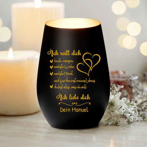 Personalisiertes Windlicht -