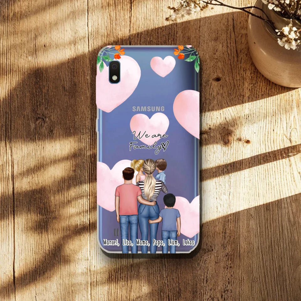 Personalisierte Handyhülle - Mama/Mutter mit 1-4 Kindern - Samsung