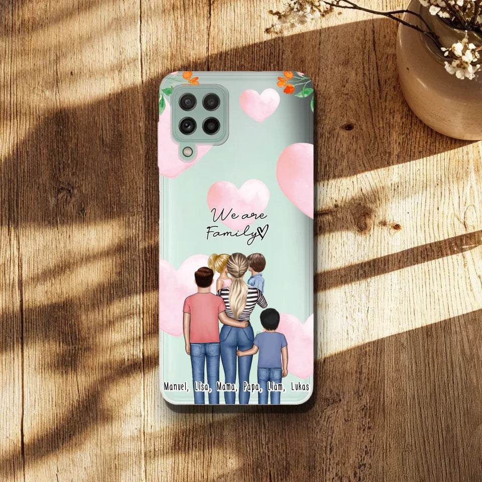 Personalisierte Handyhülle - Mama/Mutter mit 1-4 Kindern - Samsung