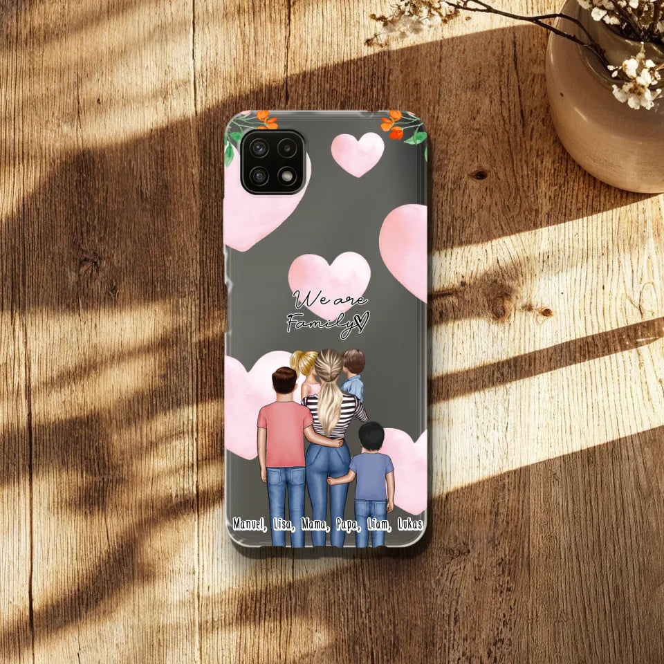 Personalisierte Handyhülle - Mama/Mutter mit 1-4 Kindern - Samsung