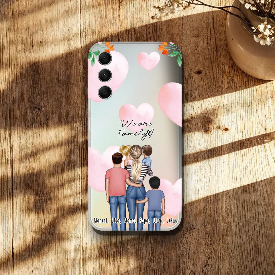 Personalisierte Handyhülle - Mama/Mutter mit 1-4 Kindern - Samsung