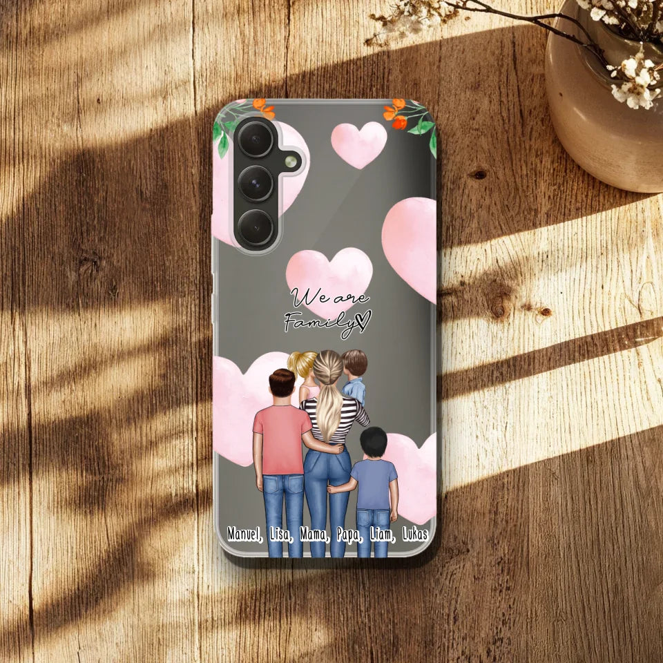 Personalisierte Handyhülle - Mama/Mutter mit 1-4 Kindern - Samsung