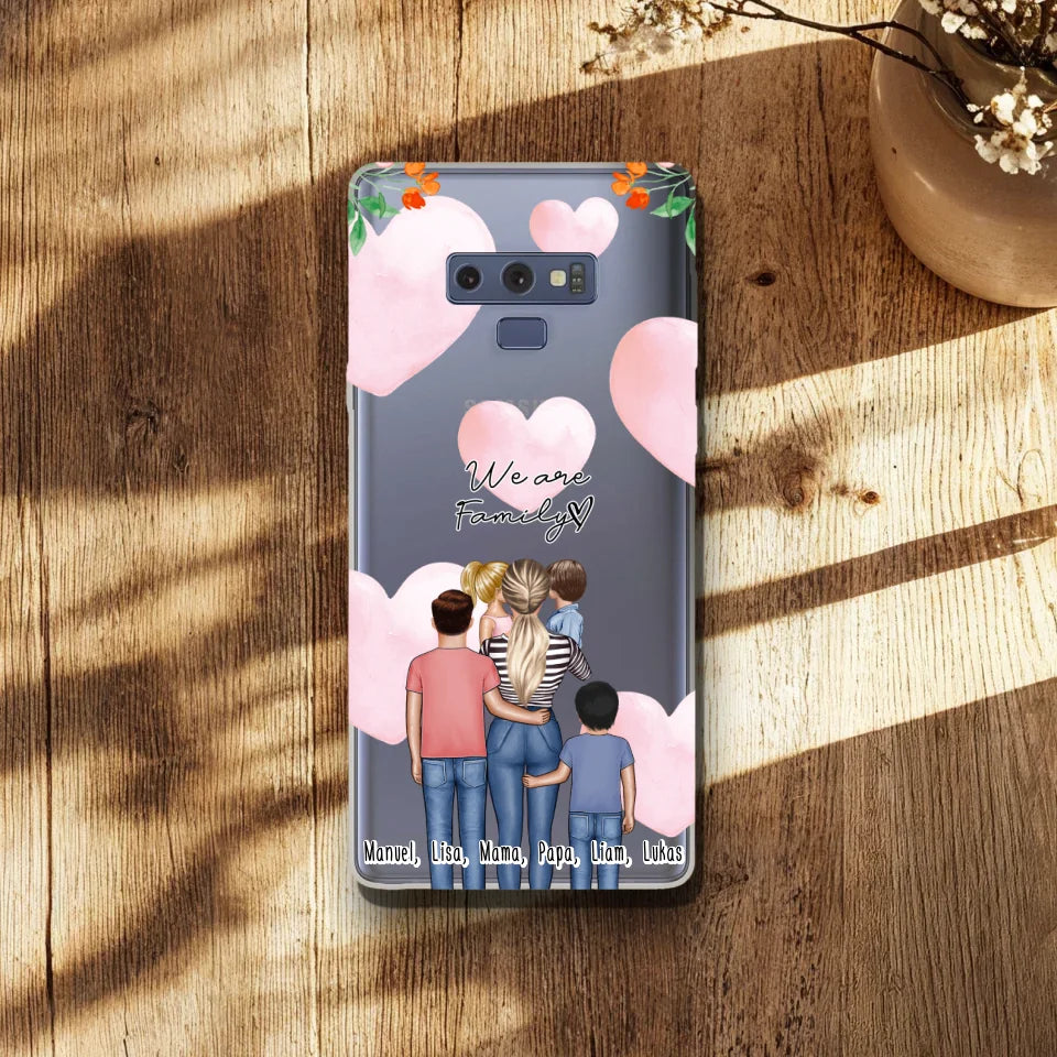 Personalisierte Handyhülle - Mama/Mutter mit 1-4 Kindern - Samsung