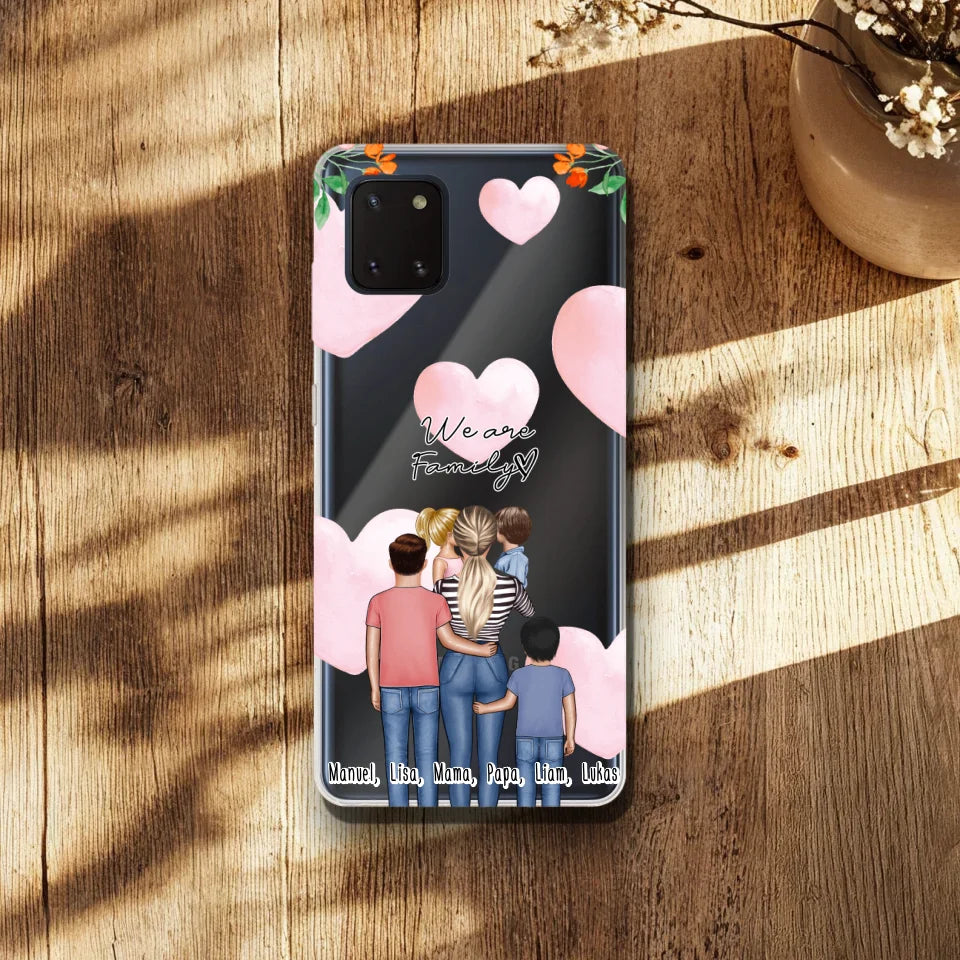 Personalisierte Handyhülle - Mama/Mutter mit 1-4 Kindern - Samsung
