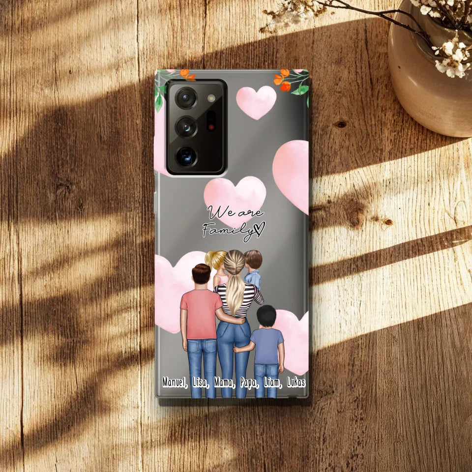 Personalisierte Handyhülle - Mama/Mutter mit 1-4 Kindern - Samsung