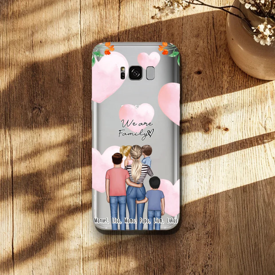Personalisierte Handyhülle - Mama/Mutter mit 1-4 Kindern - Samsung