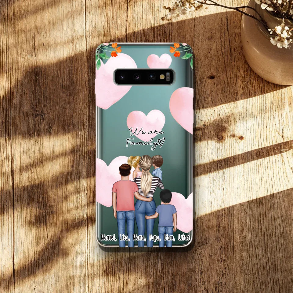 Personalisierte Handyhülle - Mama/Mutter mit 1-4 Kindern - Samsung
