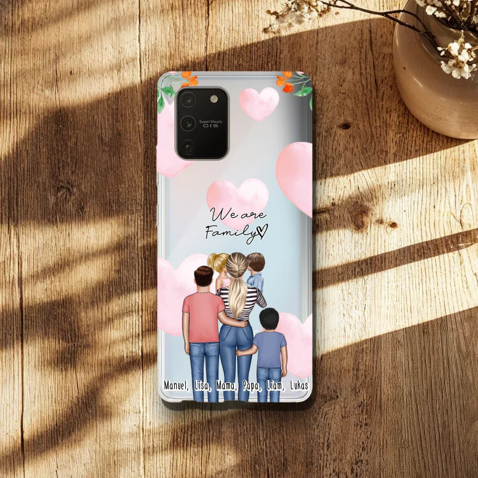 Personalisierte Handyhülle - Mama/Mutter mit 1-4 Kindern - Samsung