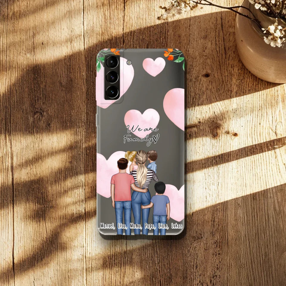 Personalisierte Handyhülle - Mama/Mutter mit 1-4 Kindern - Samsung