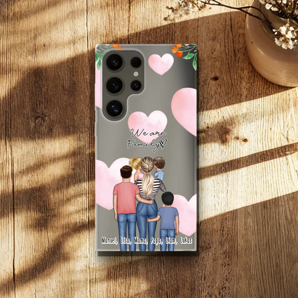 Personalisierte Handyhülle - Mama/Mutter mit 1-4 Kindern - Samsung