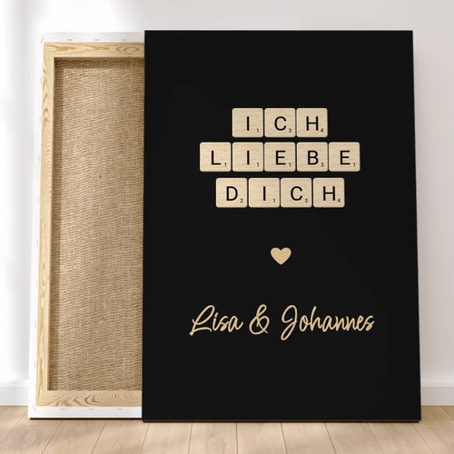 Personalisierte Leinwand -