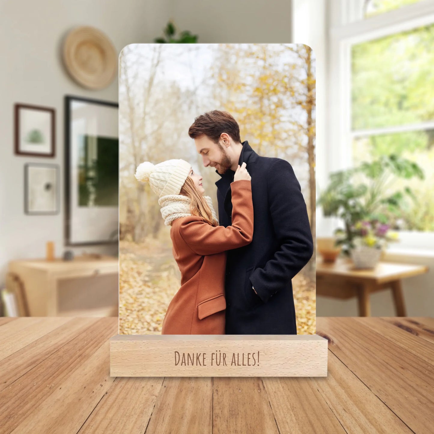 Personalisierte Acrylglasplatte mit deinem Bild