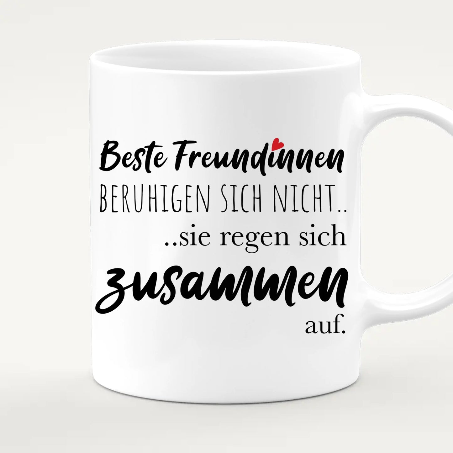 Personalisierte Tasse für Beste Freundinnen (10 Freundinnen)