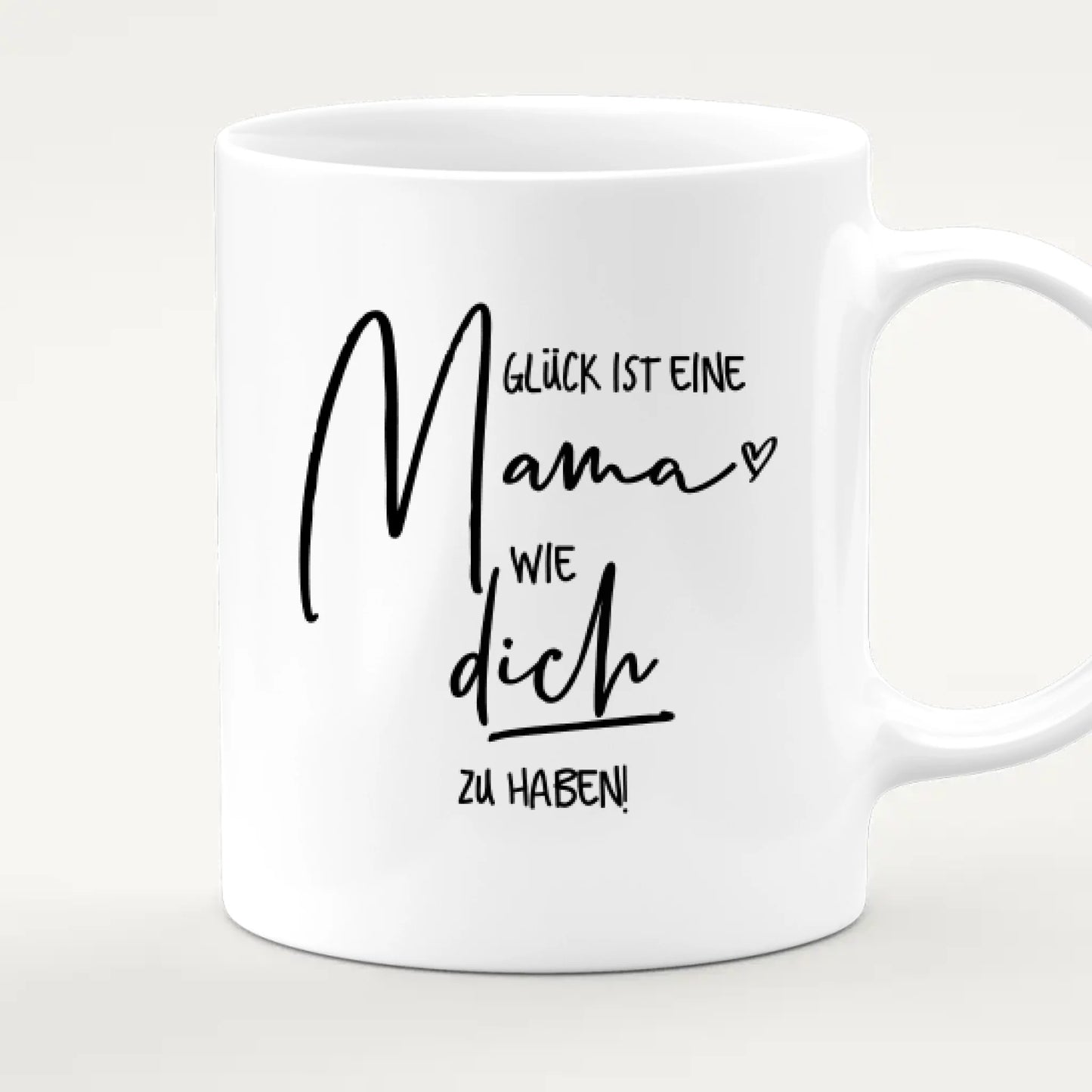 Personalisierte Tasse - Mutter/Mama + Sohn (stehend)