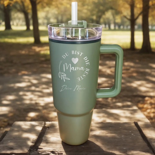 Personalisierter Thermo Cup - Du bist die beste Mama