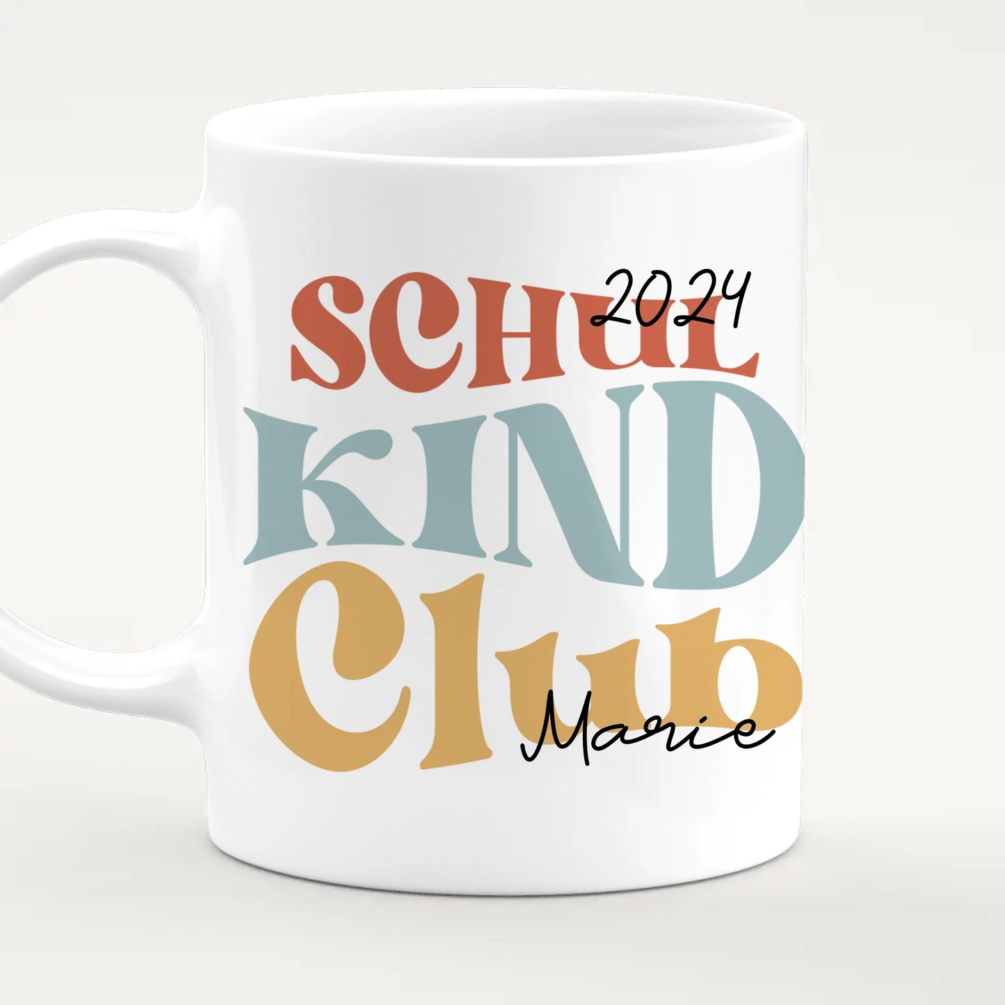 Personalisierte Kindertasse - Schulkind Club/Gang - Geschenk zur Einschulung