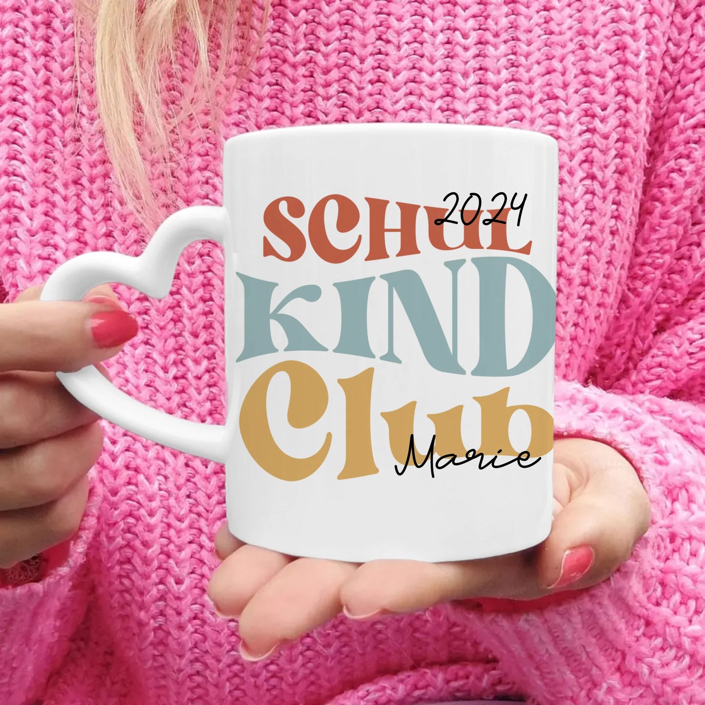 Personalisierte Kindertasse - Schulkind Club/Gang - Geschenk zur Einschulung