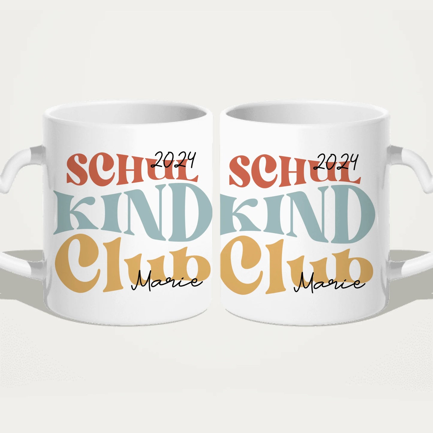 Personalisierte Kindertasse - Schulkind Club/Gang - Geschenk zur Einschulung