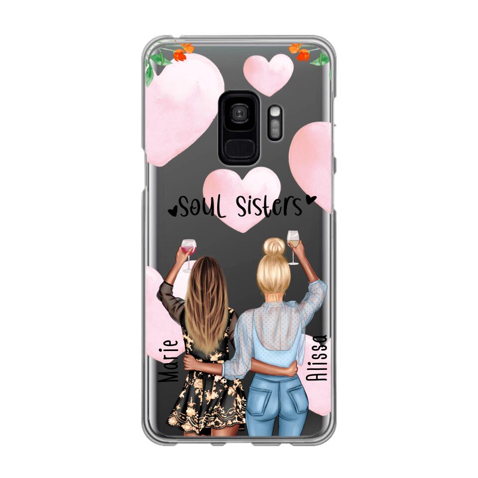 Personalisierte Handyhülle - Best Friends (2 Freundinnen) - Samsung