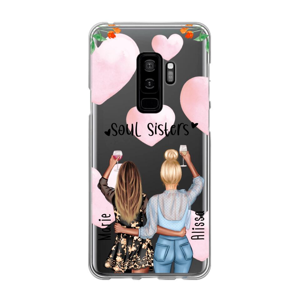 Personalisierte Handyhülle - Best Friends (2 Freundinnen) - Samsung