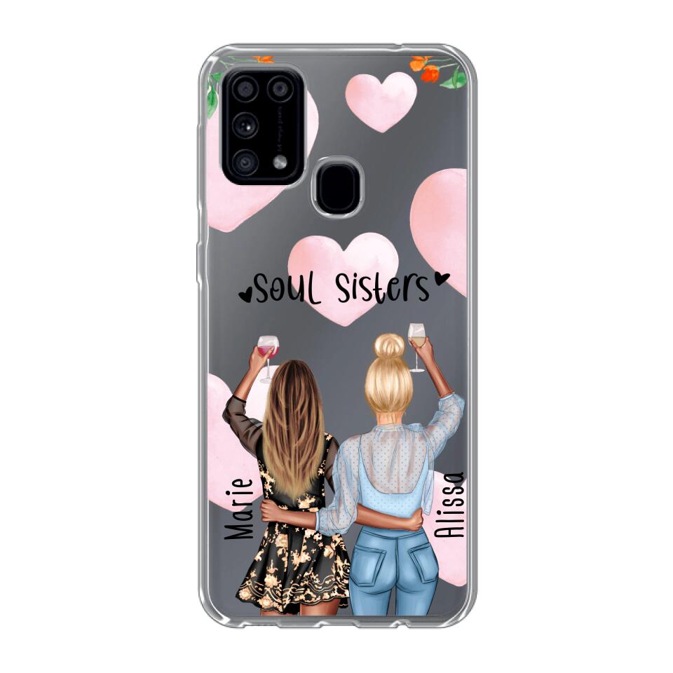 Personalisierte Handyhülle - Best Friends (2 Freundinnen) - Samsung