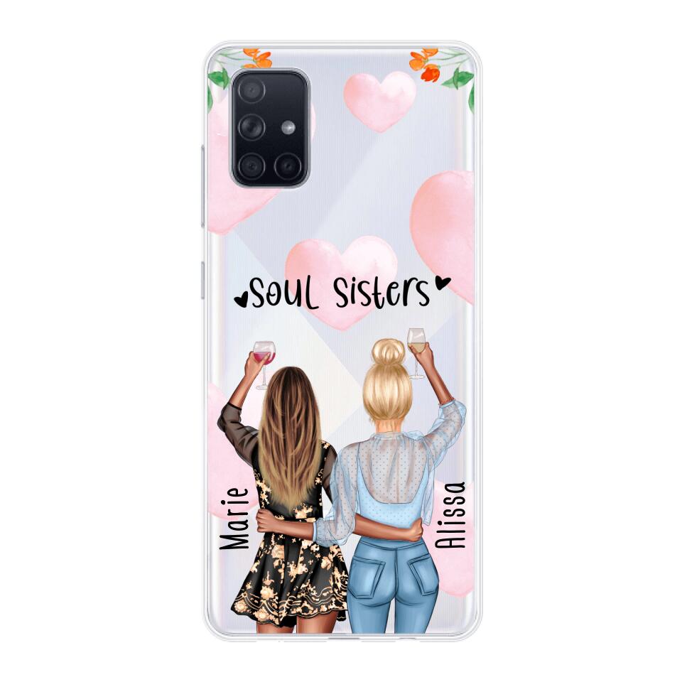 Personalisierte Handyhülle - Best Friends (2 Freundinnen) - Samsung