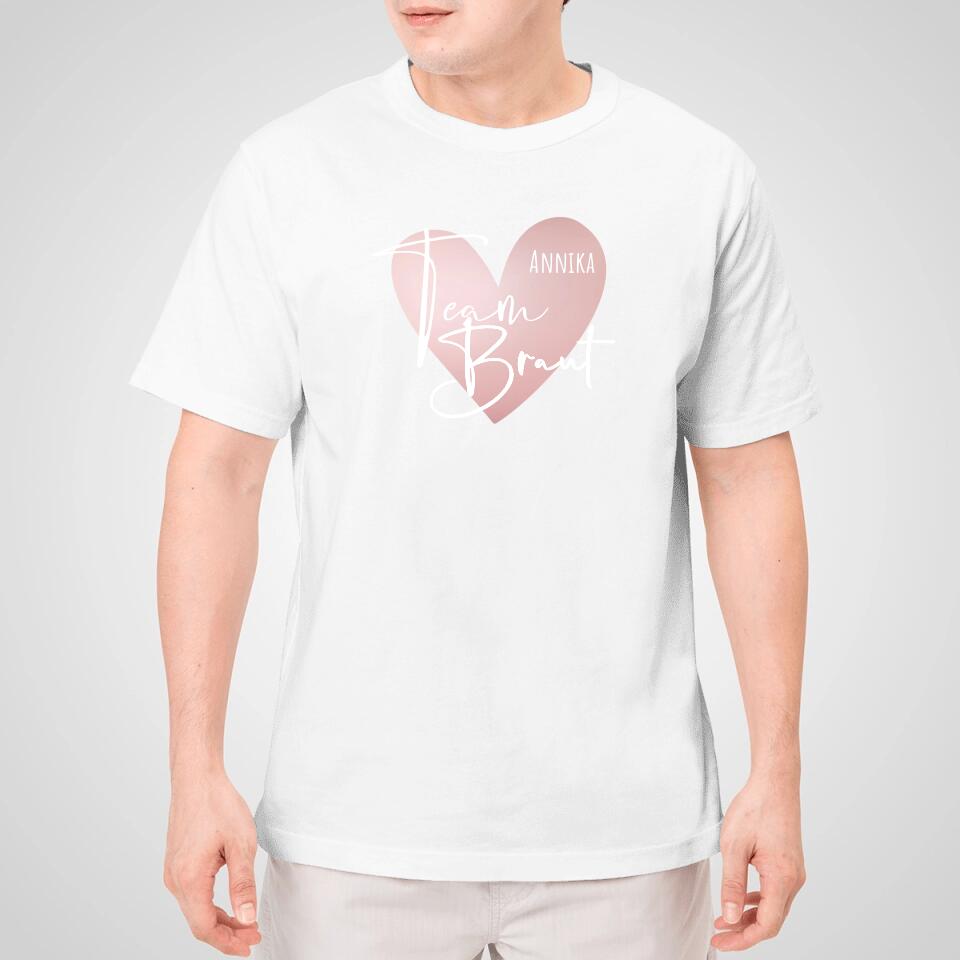 Personalisiertes T-Shirt - JGA Team Braut/Bride Shirt