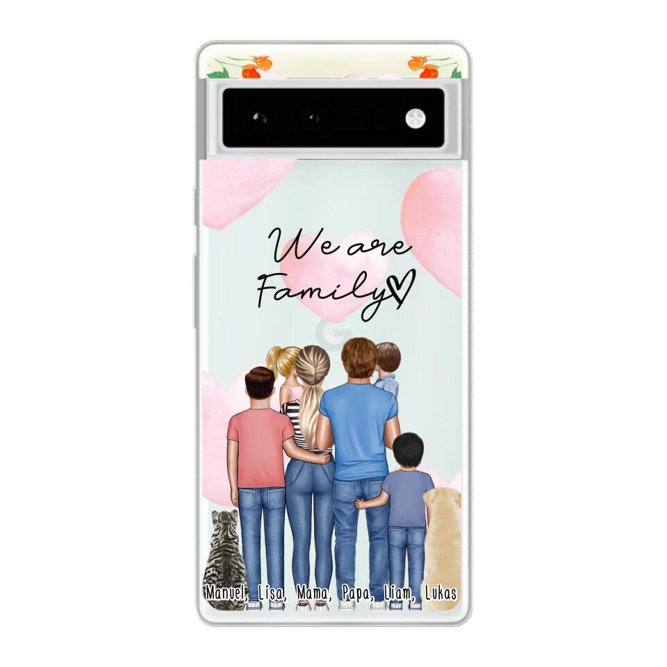 Mutter + Vater  + Kinder (1-4 Kinder) SMARTPHONE ARTWORKS + Tiere - Google