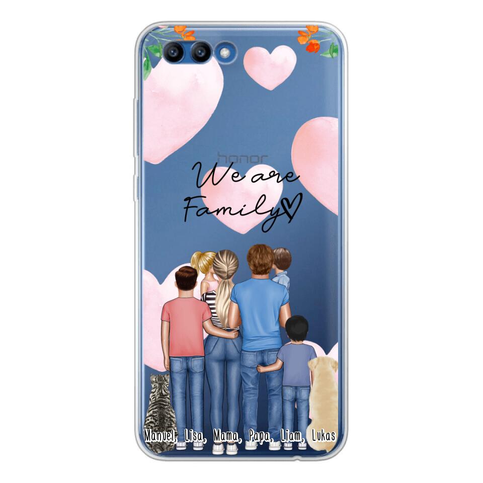 Mutter + Vater  + Kinder (1-4 Kinder) SMARTPHONE ARTWORKS + Tiere - Honor