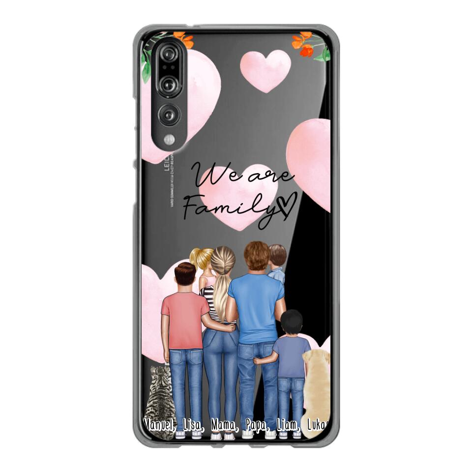 Mutter + Vater  + Kinder (1-4 Kinder) SMARTPHONE ARTWORKS + Tiere - Huawei