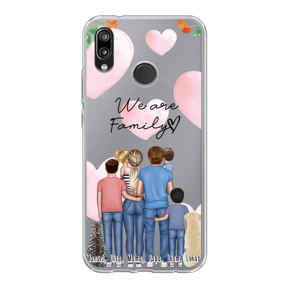 Mutter + Vater  + Kinder (1-4 Kinder) SMARTPHONE ARTWORKS + Tiere - Huawei