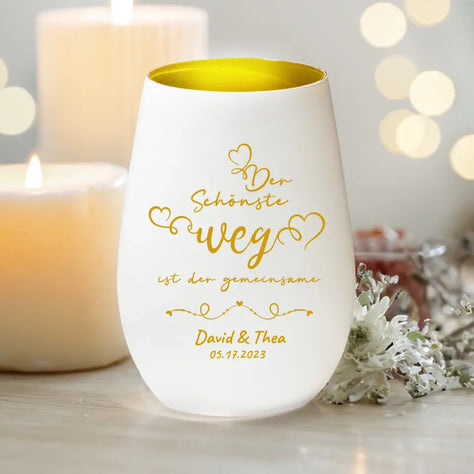 Personalisiertes Windlicht - 