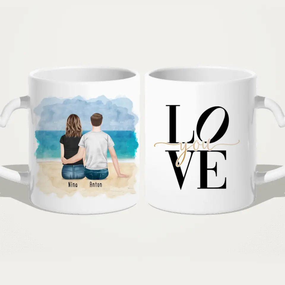 Personalisierte Tasse für Pärchen / Paar