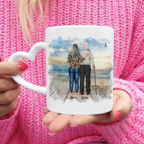Personalisierte Tasse mit Oma und Opa