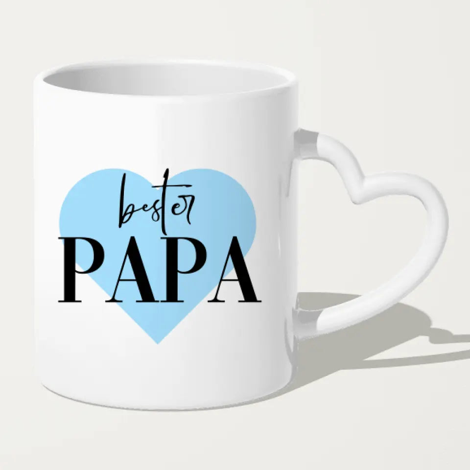 Personalisierte Tasse mit Vater/Tochter (1 Tochter)