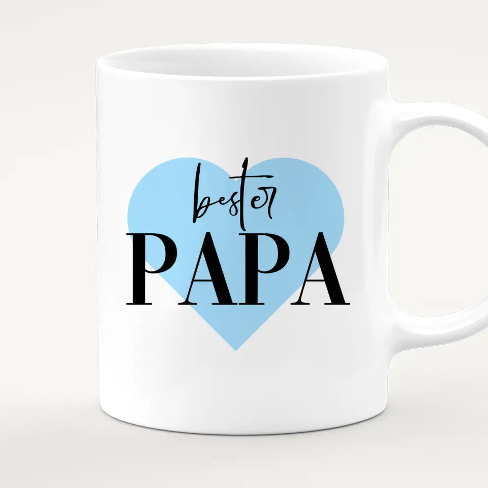 Personalisierte Tasse mit Vater/Sohn (1 Sohn)