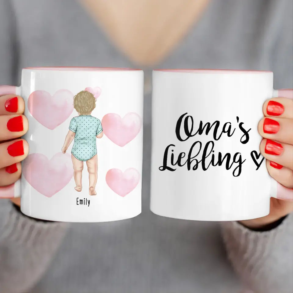 Personalisierte Tasse mit 1 Baby (stehend)