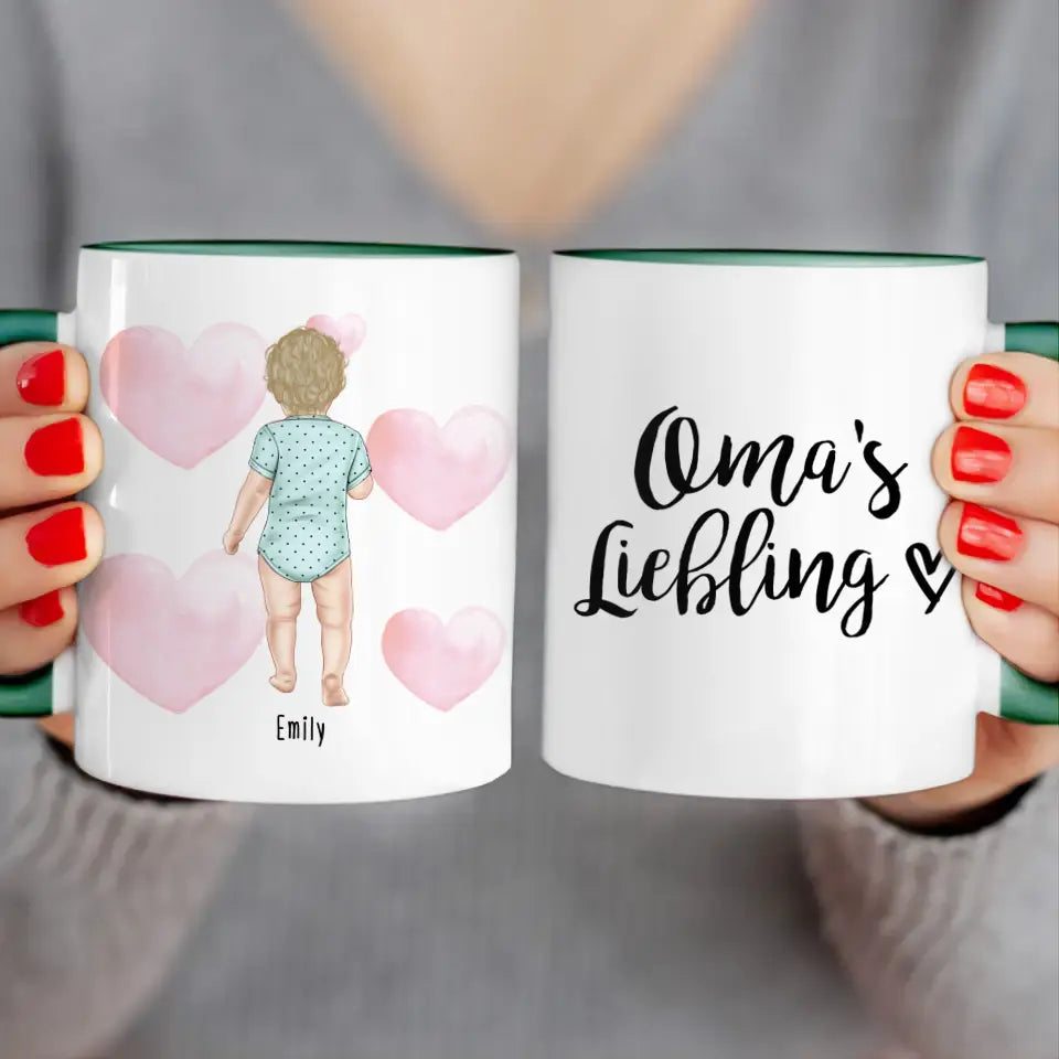 Personalisierte Tasse mit 1 Baby (stehend)