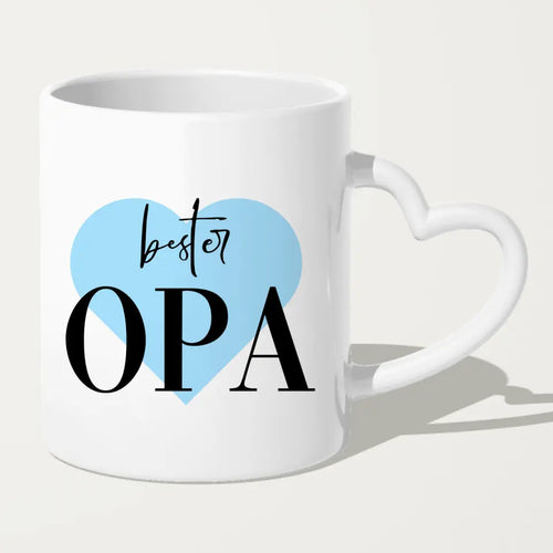 Personalisierte Tasse für Opa (2 Babys + 1 Opa)