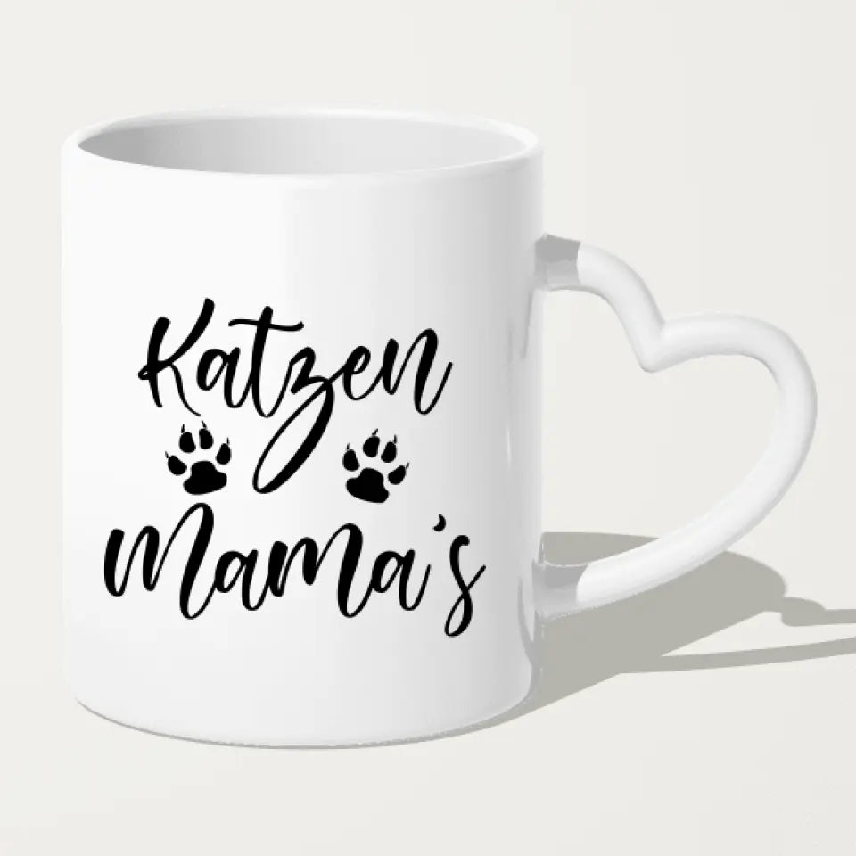 Personalisierte Tasse mit Katzen und Frauen (2 Katzen + 2 Frauen)