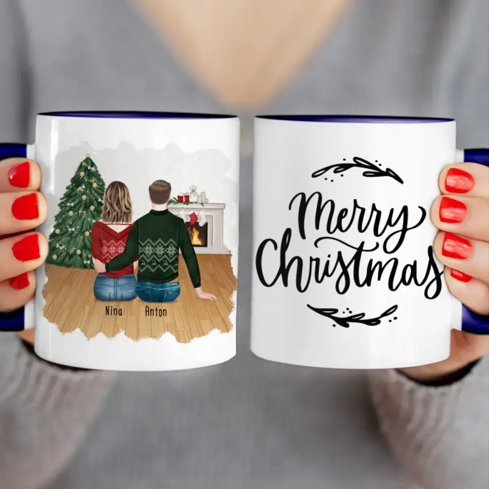 Personalisierte Tasse für Pärchen - Weihnachtstasse