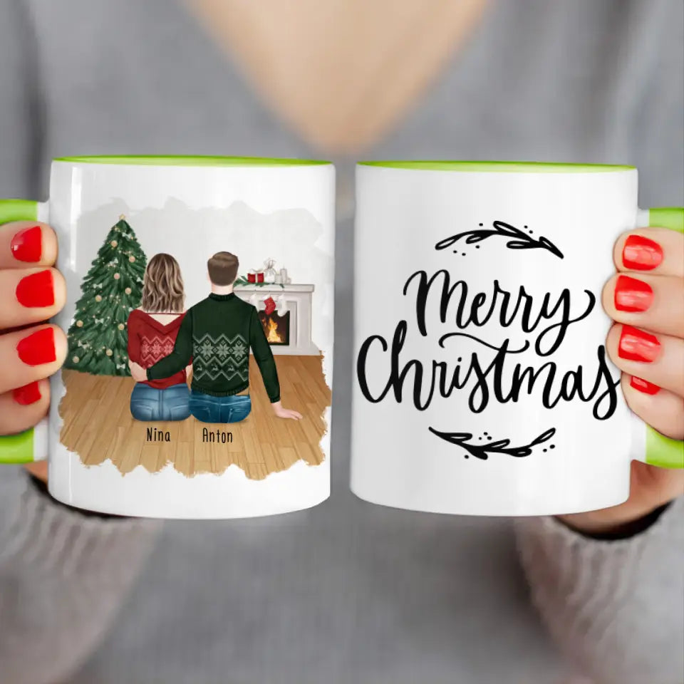 Personalisierte Tasse für Pärchen - Weihnachtstasse