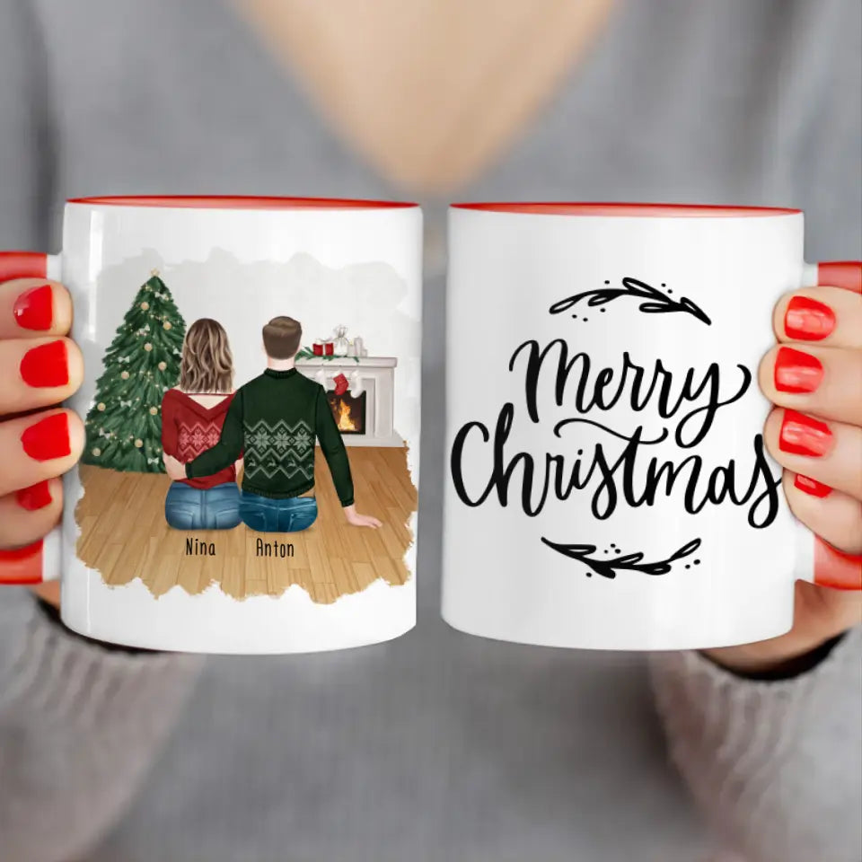 Personalisierte Tasse für Pärchen - Weihnachtstasse