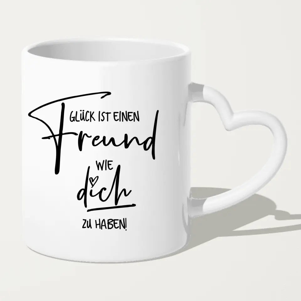 Personalisierte Tasse mit Paar (stehend) - Pärchen Tasse