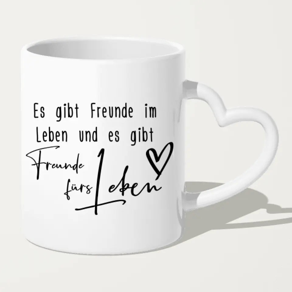 Personalisierte Tasse für Beste Freundinnen (10 Freundinnen)