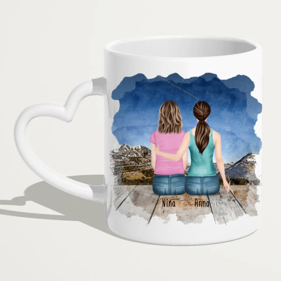 Personalisierte Tasse für lesbisches Pärchen / Paar - Gleichgeschlechtlich