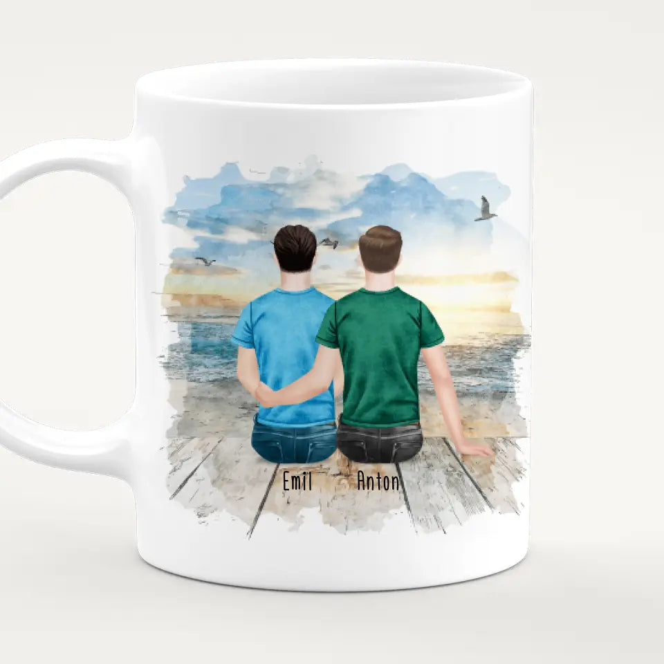 Personalisierte Tasse für schwules Pärchen / Paar - Gleichgeschlechtlich